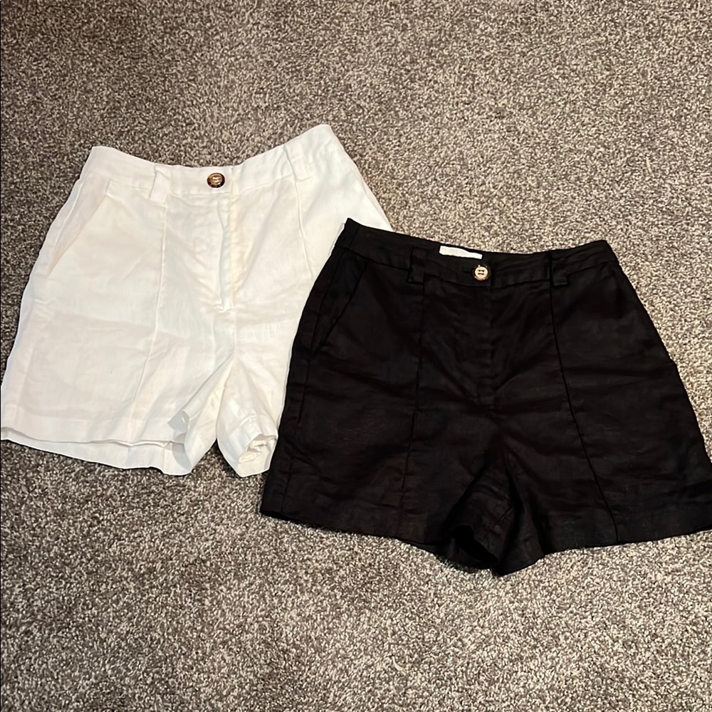 NWOT, DISSH Logan Shirts, Black and White Set, Size 4